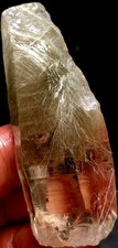 48g NATURAL Silver Golden Hair Rutilated Quartz Crystal Rough not Polished u231 picture