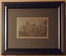 Wells Cathedral Metal Plate Matted/Framed Print picture