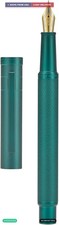 Hongdian 1851 Green Forest Fountain Pen Medium Nib Converter Metal Case picture