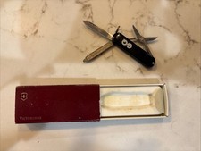 VICTORINOX BLACK 2.75” SWISS ARMY KNIFE IN BOX NIB UNUSED GQ picture