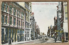 Helena Montana Main Street People Buggy Stores Antique Postcard c1910 picture