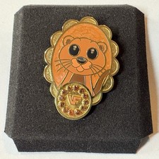 2025 VeeFriends Optimistic Otter Gemstone Pin Orange Sapphire /80 picture