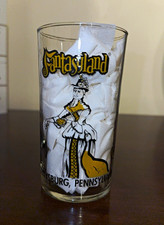 Vintage Fantasyland Gettysburg PA Souvenir Drinking Glass Mother Goose Theme Par picture