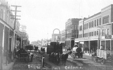1909 Main Street View Woodland California CA - 11x17 Reprint picture
