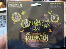 2025 Car Magnet RunDisney Disneyland Halloween Half Marathon Weekend 19.3 picture