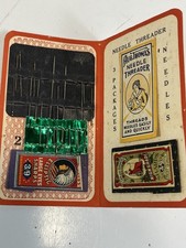 Travel Sewing Kit Vintage Luzianne Coffee & Tea Advertising Sewing Repairs picture