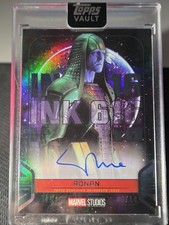 Ronan Topps 2026 Marvel Vault Captain Marvel Lee Pace Auto INK-616 /10 picture