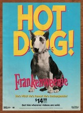 1992 Frankenweenie Print Ad/Poster Disney Tim Burton VHS Video Movie Promo Art picture
