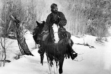 JEREMIAH JOHNSON ROBERT REDFORD ON HORSEBACK SNOW MOUNTAINS UTAH 24X36 POSTER picture