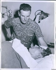 1961 David Bowers Pilot Float Plane Crash Injuries Hospital Vintage Photo 8x10 picture