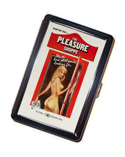 The Pleasure Shoppe 1976 Adult movie Cigarette Case holder vintage art Handmade picture