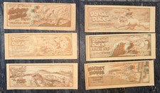 Disney Vintage 1950s 6 Comics  Wheaties Mickey Mouse Donald Duck 3D No glasses picture