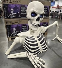NEW Halloween 5ft (1.6m) Giant Ground Breaking Skeleton with Lights & Sounds picture