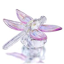 Crystal Dragonfly Glass Figurines Collectibles with Crystal Diamond Base Cut ... picture