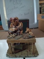 T8#112 Boyds Bears 228517 Cookie Bakesalot W/ Lil' Helper... Oops - Bearstone  picture