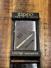1995 Auto Knife Collector Chrome Vintage Zippo Lighter New B50 picture