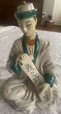 Vintage Goldscheider Fine China Figurine Called Chinese Poet By Sylvia Scott picture