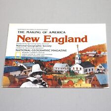 National Geographic The Making of America Map New England 1987 picture
