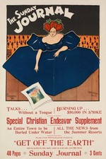 🎨 Vintage 1896 Sunday Journal Poster - Retro Design Decor - 24x36” 📰 picture
