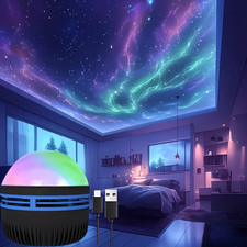 LED Galaxy Starry Projector Light Ocean Wave Sky Night Lamp Kids Gift Room Decor picture