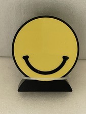 Vivitar Digital Clock Yellow Smile Happy Face Novelty Tested Working  Battery Op picture