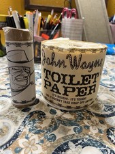 John Wayne It's Rough It's Tough & It Doesn't Take Crap Off Anyone Toilet Paper picture
