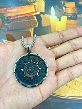 Pendant filled with super power of djinn genie to fulfill your every wish wealth picture