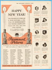 1927 Paramount Pictures Bebe Daniels Richard Dix Harold Lloyd Movie Stars Ad picture