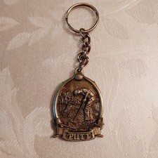 Putt Golf Pewter Keychain Made In USA 1991 # 97 Vintage picture