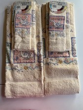 2 sets of NOS Vintage Tastemaker by Stevens Country Geese Towel Sets  picture
