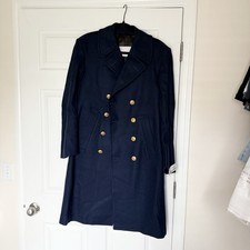 NWT Flying Cross US Naval Academy 38 Short Wool Melton DB Overcoat Made In USA picture