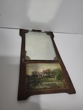 1920's ? SCARCE Reagor Spring ,Texas Cotton Gin Advertising, Mirror/ Wood Sign picture