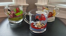 1978 Vintage McDonalds Garfield Coffee Mug Collector's Set of three By Jim Davis picture