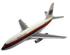 Vintage PacMin United Airlines Boeing 737-300 1:100 Scale Model Saul Bass N311UA picture