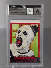 Horror Legends Masterpieces Sketch Card 1/1 Art The Clown Terrifier Varon Moreno picture