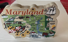 2006 Cat's Meow Village  MAP  MARYLAND old line STATE picture