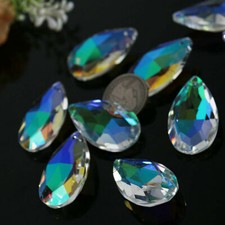 10x AB Christmas Crystal Lamp Prism Rainbow Glass Chandelier Suncatcher Pendants picture