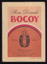 Cuba label of rum brand 
