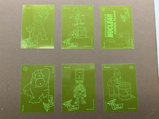 2000 Inkworks Simpsons Nuclear Neon Full Set Of 6 picture