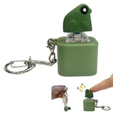 Frog Croaking Fidget Toy Adults Keyboard Clicker Frog Fidget Toys Fun Keychain picture