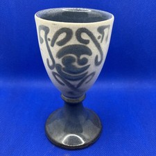 Wine Goblet Wales CADW Welsh Historic Monuments Laugharne Pottery picture
