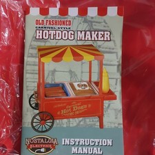 Old Fashioned Carnival Style Hotdog Maker Nostalgia Electrics Brand New OB picture