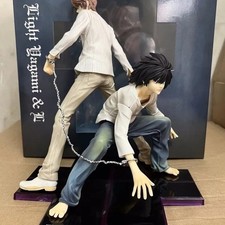 Anime Death Note Yagami Light & L PVC Action Figure Model Statue Boxed Gift Toy picture
