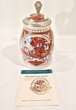 Vintage 1995 Anheuser Busch Menbers Only CB-1 Beer Stein Ceramarte Brazil NOS picture