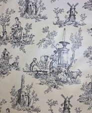Vtg Romanex Boussac Toile 