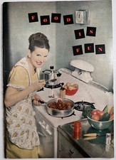 Food Is Fun Cookbook Vintage American Gas Association Retro Recipe Book Kitchen picture