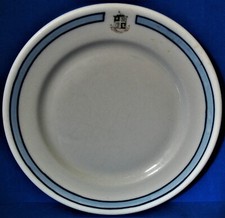 Vintage Shenango Restaurantware Pottery Lunch Plate Advertising Minneapolis Club picture