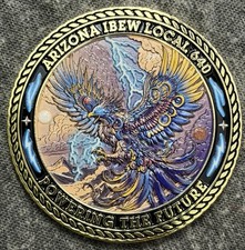 IBEW Local 640 Challenge Coin Phoenix Arizona Phoenix picture