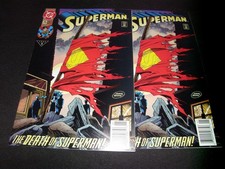 SUPERMAN #75 THE DEATH OF SUPERMAN / 1993 DC COMICS ( 2 ) BOOKS picture