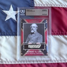 Robert E. Lee Handwritten Word Cut from Autograph Letter Signed Beckett BAS picture